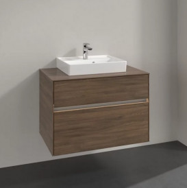 Тумба під раковину Villeroy & Boch Collaro 80х50 см із підсвічуванням ДСП дуб аризона C069B0VH