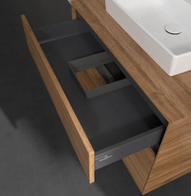 Тумба під раковину Villeroy & Boch Collaro 80х50 см з підсвічуванням дуб канзас C069B0RH