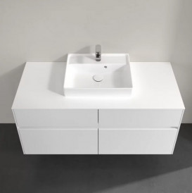 Тумба под раковину Villeroy & Boch Collaro 120х50 см с подсветкой МДФ глянцевый белый C070B0DH