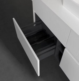 Тумба под раковину Villeroy & Boch Collaro 120х50 см с подсветкой МДФ глянцевый белый C070B0DH