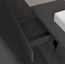 Тумба под раковину Villeroy & Boch Collaro 120х50 см с подсветкой МДФ глянцевый серый C070B0FP