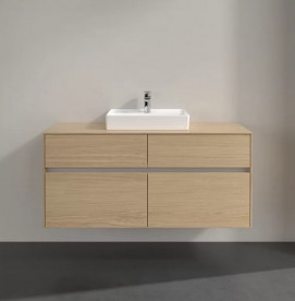 Тумба під раковину Villeroy & Boch Collaro 120х50 см із підсвічуванням ДСП північний дуб C070B0VJ