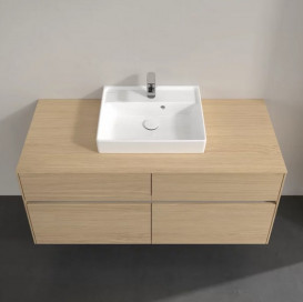 Тумба під раковину Villeroy & Boch Collaro 120х50 см із підсвічуванням ДСП північний дуб C070B0VJ