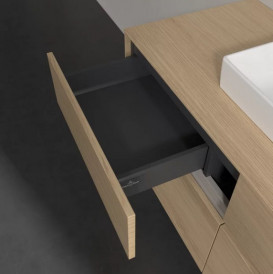 Тумба під раковину Villeroy & Boch Collaro 120х50 см із підсвічуванням ДСП північний дуб C070B0VJ