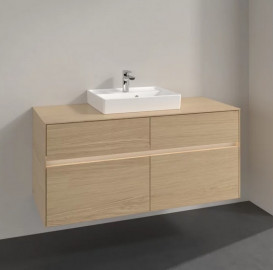 Тумба під раковину Villeroy & Boch Collaro 120х50 см із підсвічуванням ДСП північний дуб C070B0VJ