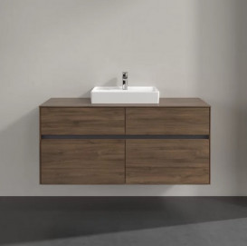 Тумба под раковину Villeroy & Boch Collaro 120х50 см с подсветкой ДСП дуб аризона C070B0VH