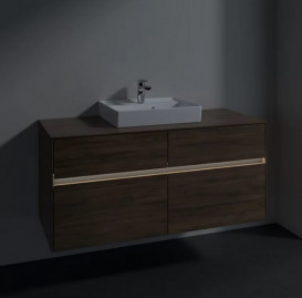 Тумба под раковину Villeroy & Boch Collaro 120х50 см с подсветкой ДСП дуб аризона C070B0VH