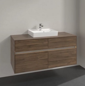 Тумба под раковину Villeroy & Boch Collaro 120х50 см с подсветкой ДСП дуб аризона C070B0VH