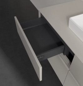 Тумба під раковину Villeroy & Boch Collaro 120х50 см із підсвічуванням ДСП м'який сірий C070B0VK