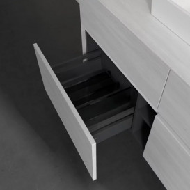 Тумба под раковину Villeroy & Boch Collaro 120х50 см с подсветкой ДСП белое дерево C070B0E8