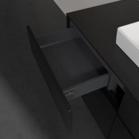 Тумба під раковину Villeroy & Boch Collaro 120х50 см із підсвічуванням МДФ чорний матовий лак C070B0PD
