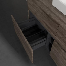 Тумба под раковину Villeroy & Boch Collaro 120х50 см с подсветкой ДСП каменный дуб C070B0RK