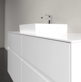 Тумба под раковину Villeroy & Boch Collaro 120х50 см с подсветкой МДФ глянцевый белый C071B0DH