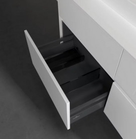 Тумба под раковину Villeroy & Boch Collaro 120х50 см с подсветкой МДФ глянцевый белый C071B0DH