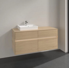 Тумба под раковину Villeroy & Boch Collaro 120х50 см с подсветкой ДСП северный дуб C071B0VJ