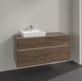 Тумба під раковину Villeroy & Boch Collaro 120х50 см із підсвічуванням ДСП дуб аризона C071B0VH