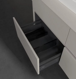 Тумба под раковину Villeroy & Boch Collaro 120х50 см с подсветкой ДСП мягкий серый C071B0VK