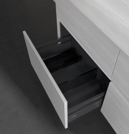 Тумба под раковину Villeroy & Boch Collaro 120х50 см с подсветкой ДСП белое дерево C071B0E8