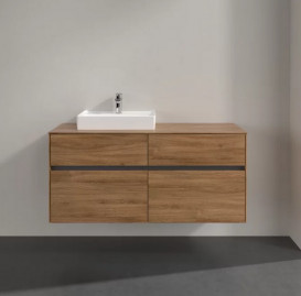 Тумба под раковину Villeroy & Boch Collaro 120х50 см с подсветкой ДСП дуб канзас C071B0RH