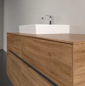 Тумба под раковину Villeroy & Boch Collaro 120х50 см с подсветкой ДСП дуб канзас C071B0RH