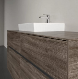 Тумба под раковину Villeroy & Boch Collaro 120х50 см с подсветкой ДСП каменный дуб C071B0RK