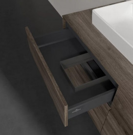 Тумба под раковину Villeroy & Boch Collaro 120х50 см с подсветкой ДСП каменный дуб C071B0RK