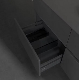 Тумба под раковину Villeroy & Boch Collaro 120х50 см с подсветкой МДФ глянцевый серый C072B0FP