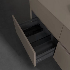 Тумба под раковину Villeroy & Boch Collaro 120х50 см с подсветкой ДСП трюфель серый C072B0VG