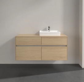 Тумба под раковину Villeroy & Boch Collaro 120х50 см с подсветкой ДСП северный дуб C072B0VJ