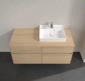 Тумба под раковину Villeroy & Boch Collaro 120х50 см с подсветкой ДСП северный дуб C072B0VJ