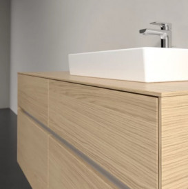 Тумба под раковину Villeroy & Boch Collaro 120х50 см с подсветкой ДСП северный дуб C072B0VJ