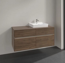 Тумба под раковину Villeroy & Boch Collaro 120х50 см с подсветкой ДСП дуб аризона C072B0VH