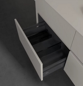 Тумба под раковину Villeroy & Boch Collaro 120х50 см с подсветкой ДСП мягкий серый C072B0VK