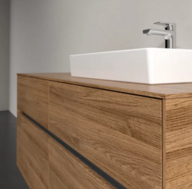Тумба под раковину Villeroy & Boch Collaro 120х50 см с подсветкой ДСП дуб канзас C072B0RH