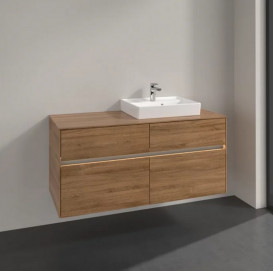 Тумба под раковину Villeroy & Boch Collaro 120х50 см с подсветкой ДСП дуб канзас C072B0RH