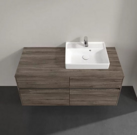 Тумба под раковину Villeroy & Boch Collaro 120х50 см с подсветкой ДСП каменный дуб C072B0RK