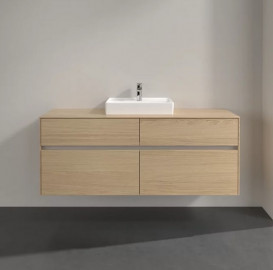 Тумба під раковину Villeroy & Boch Collaro 140х50 см із підсвічуванням ДСП північний дуб C073B0VJ