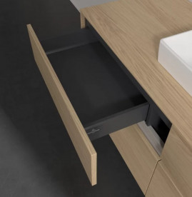 Тумба під раковину Villeroy & Boch Collaro 140х50 см із підсвічуванням ДСП північний дуб C073B0VJ