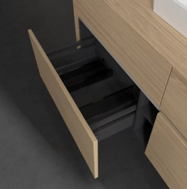 Тумба під раковину Villeroy & Boch Collaro 140х50 см із підсвічуванням ДСП північний дуб C073B0VJ