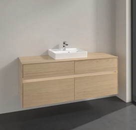 Тумба під раковину Villeroy & Boch Collaro 140х50 см із підсвічуванням ДСП північний дуб C073B0VJ