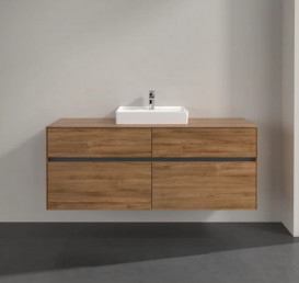 Тумба под раковину Villeroy & Boch Collaro 140х50 см с подсветкой ДСП дуб канзас C073B0RH