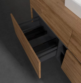 Тумба под раковину Villeroy & Boch Collaro 140х50 см с подсветкой ДСП дуб канзас C073B0RH