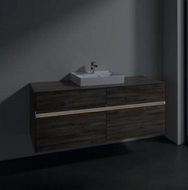 Тумба под раковину Villeroy & Boch Collaro 140х50 см с подсветкой ДСП каменный дуб C073B0RK