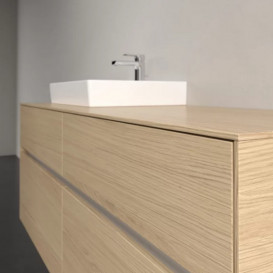 Тумба под раковину Villeroy & Boch Collaro 140х50 см с подсветкой ДСП северный дуб C074B0VJ