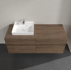 Тумба под раковину Villeroy & Boch Collaro 140х50 см с подсветкой ДСП дуб аризона C074B0VH