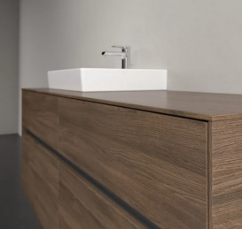 Тумба под раковину Villeroy & Boch Collaro 140х50 см с подсветкой ДСП дуб аризона C074B0VH