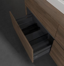 Тумба под раковину Villeroy & Boch Collaro 140х50 см с подсветкой ДСП дуб аризона C074B0VH