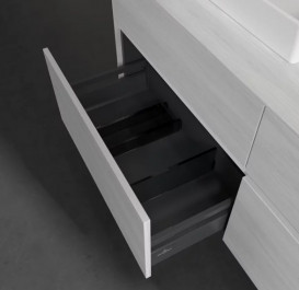 Тумба під раковину Villeroy & Boch Collaro 140х50 см із підсвічуванням ДСП біле дерево C074B0E8