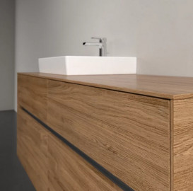 Тумба под раковину Villeroy & Boch Collaro 140х50 см с подсветкой ДСП дуб канзас C074B0RH