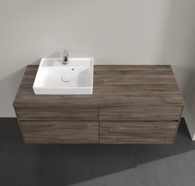 Тумба під раковину Villeroy & Boch Collaro 140х50 см із підсвічуванням ДСП кам'яний дуб C074B0RK